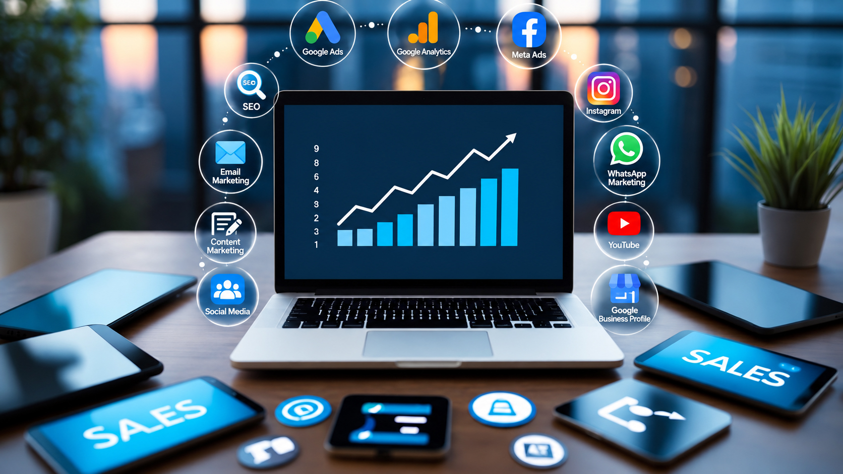 Digital marketing visual